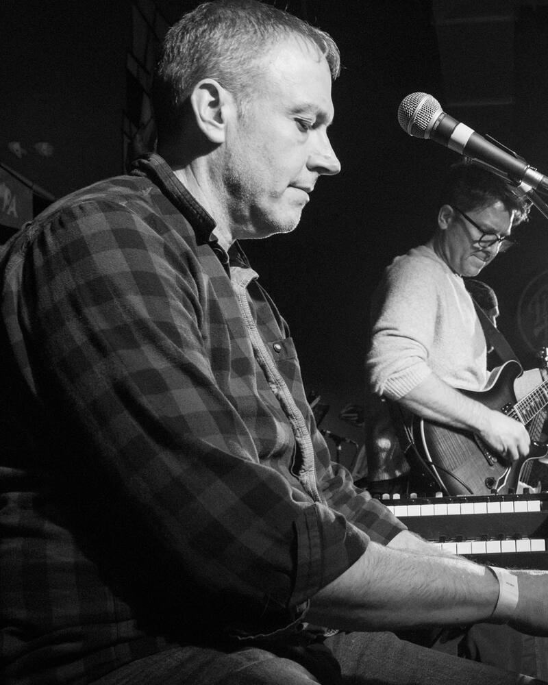 Lou Chitty at the keys